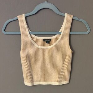 Wild Fable Ribbed Tan Crop Top